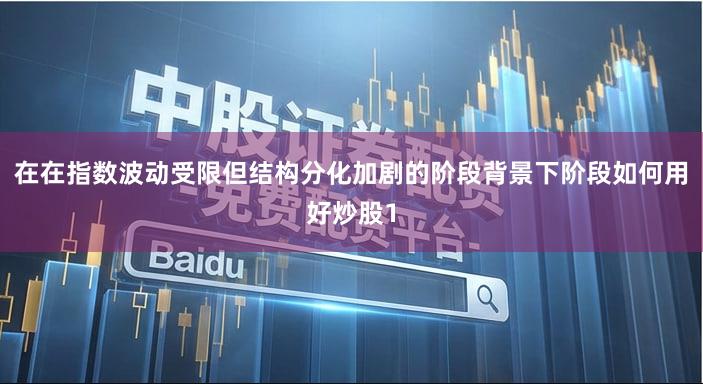 在在指数波动受限但结构分化加剧的阶段背景下阶段如何用好炒股1