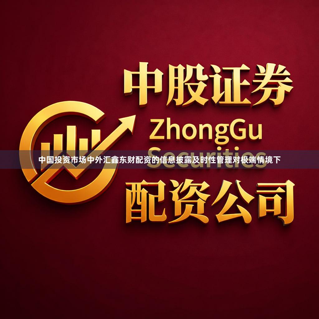中国投资市场中外汇鑫东财配资的信息披露及时性管理对极端情境下